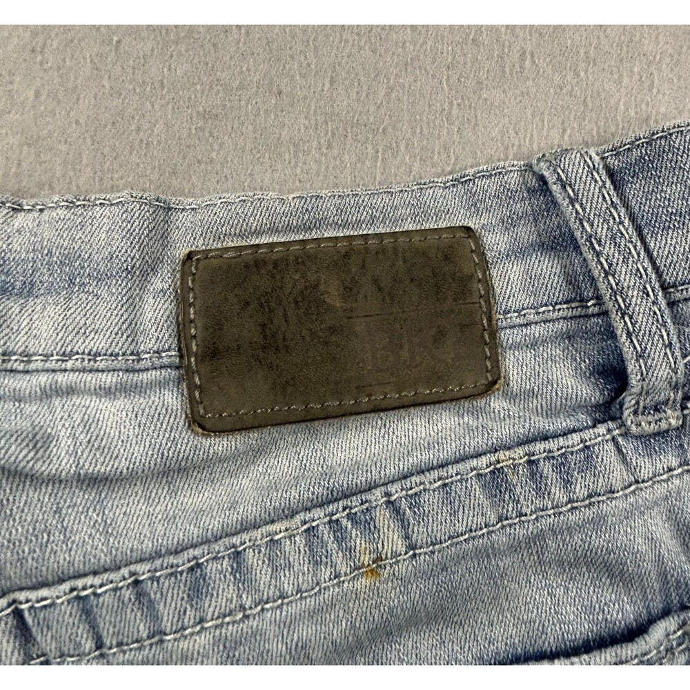 BKE Mens Jake Straight Leg Jeans 32L Light Blue wash - Picture 6 of 11